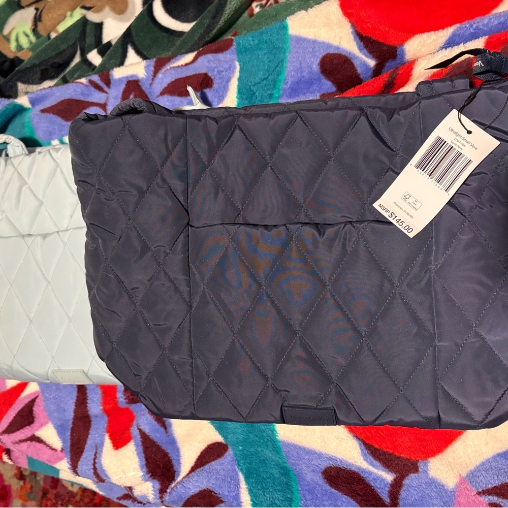 Set of Small Vera before rebranding- navy and sea salt blue
